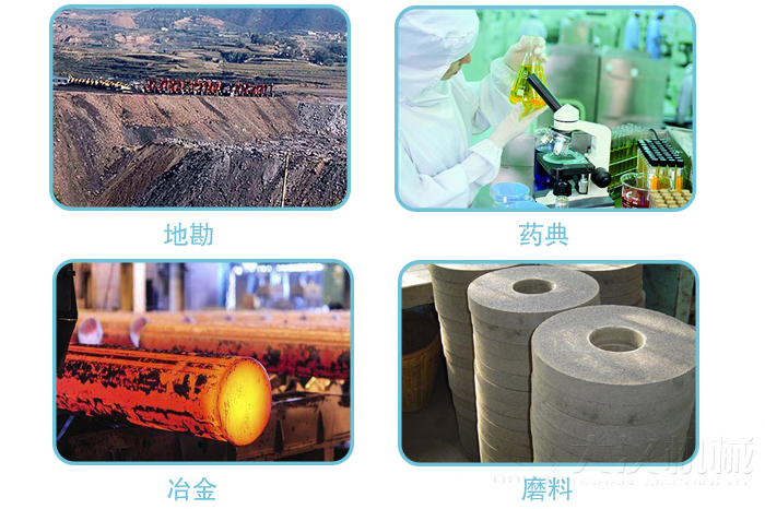 適用行業(yè):地堪，冶金，藥典,磨料